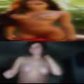Mature woman working yard