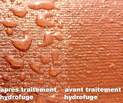 Traitement hydrofuge après / avant
